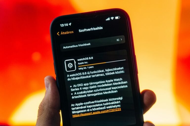 device version and alerts
